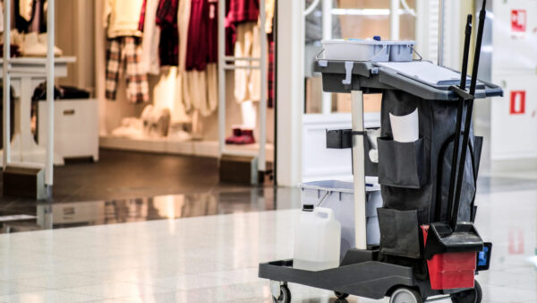 Schoonmaak van winkels